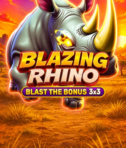 Blazing Rhino - Blast The Bonus 3x3 — Spinomenal